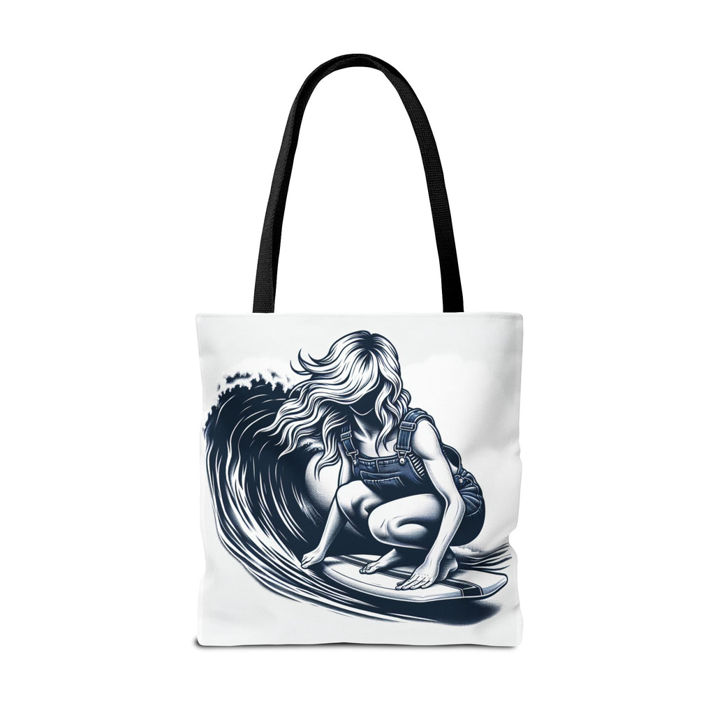 Female Surfer Tote Bag (AOP)