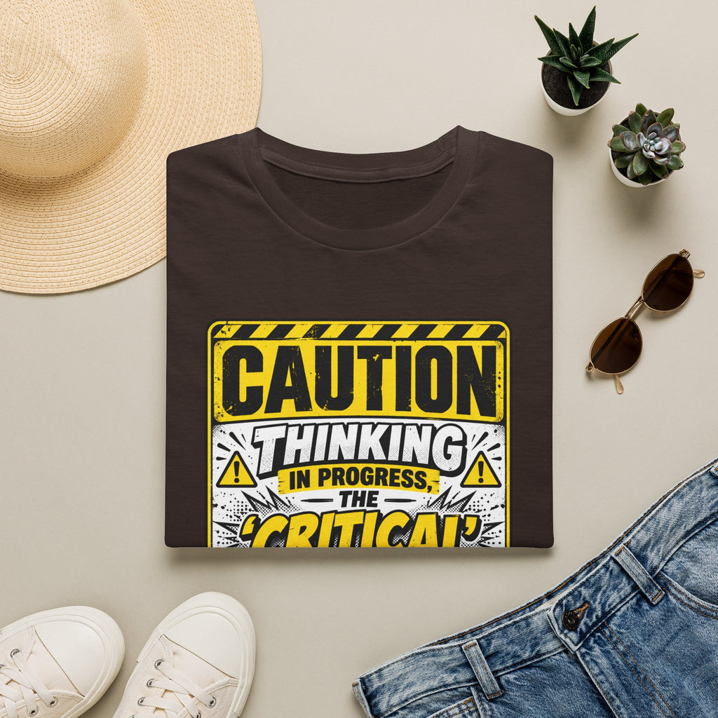 Caution Thinking in Progress Critical Kind T-Shirt