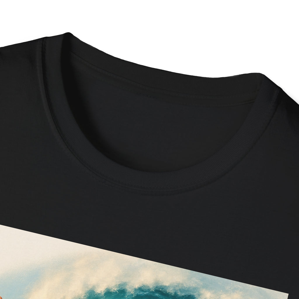 Santa Surfing T-Shirt — Retro Christmas Surfing Santa Tee