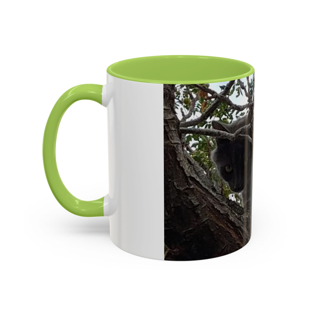 Cat in a Tree Accent Coffee Mug (11oz, 15oz)