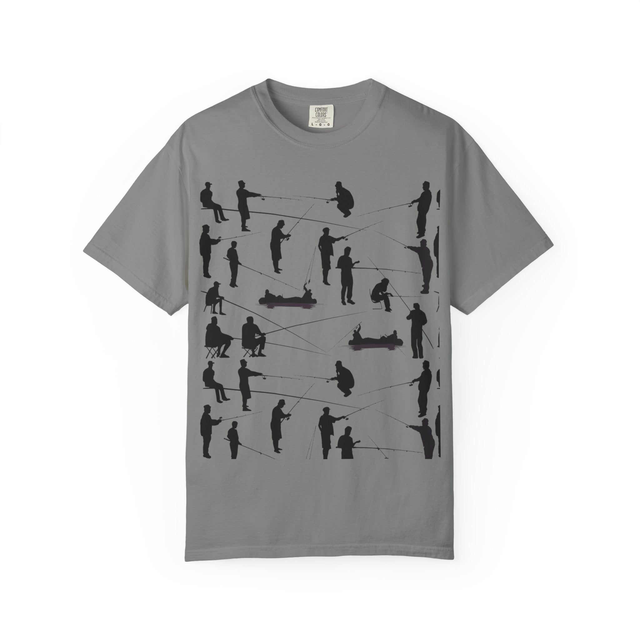 Different Styles of Fishing Garment-Dyed T-Shirt — New Colors