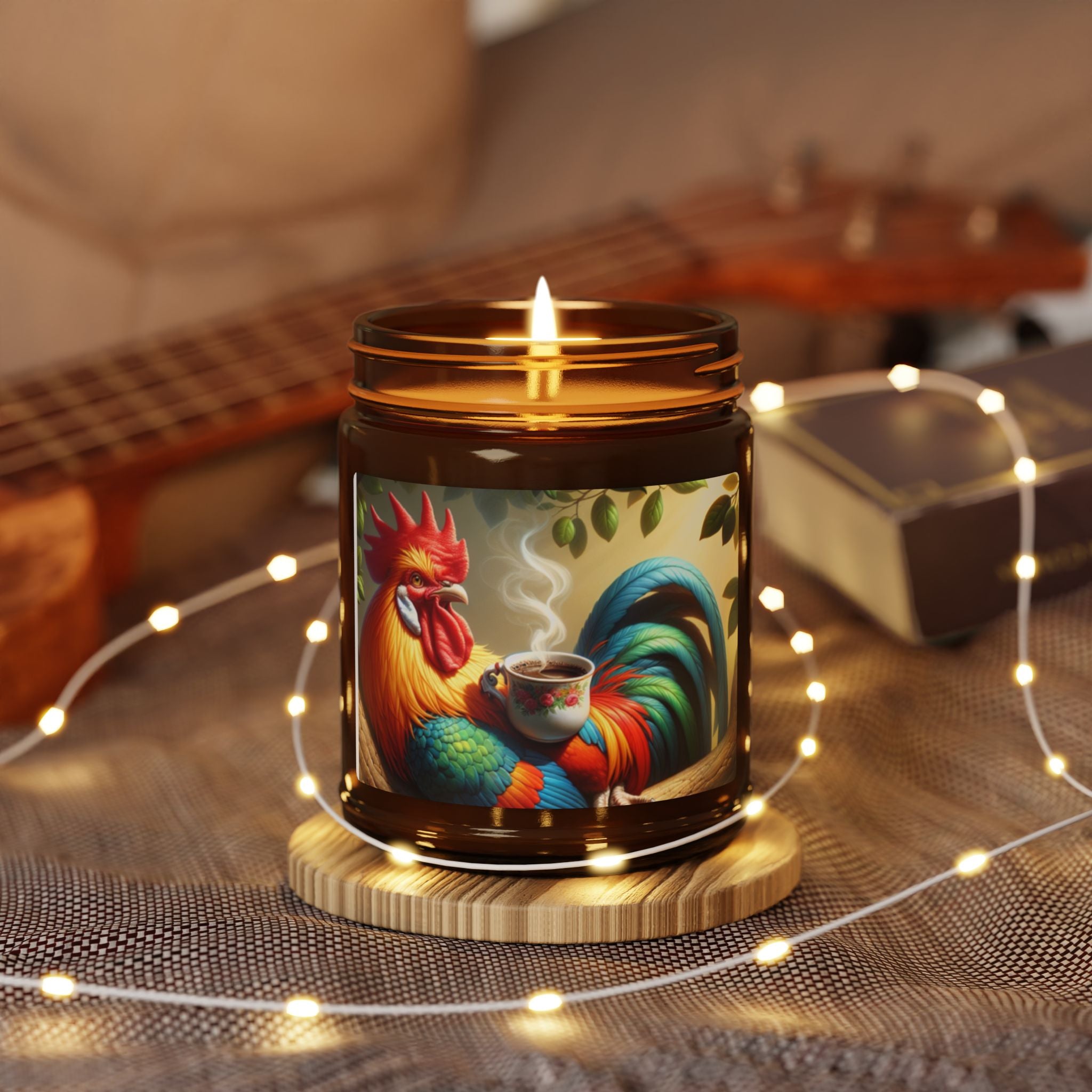 Rooster Scented Soy Candle