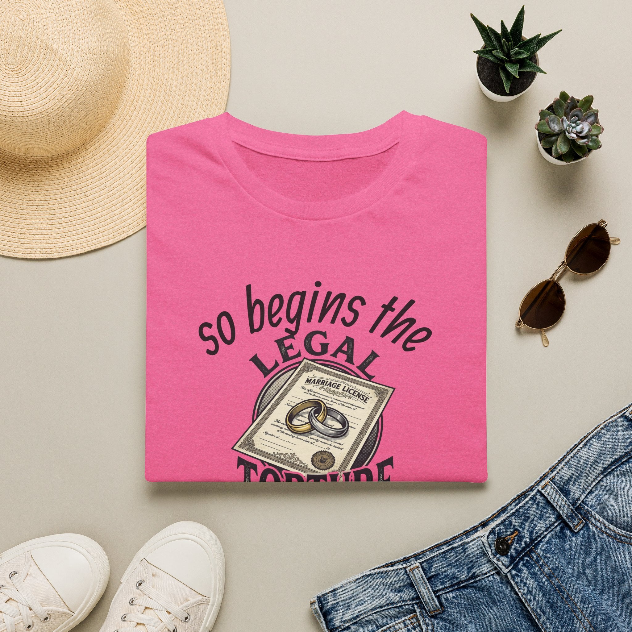 Funny Legal Torture T-Shirt — “And Never Enough Legal Torture Have Same Results” Novelty Tee