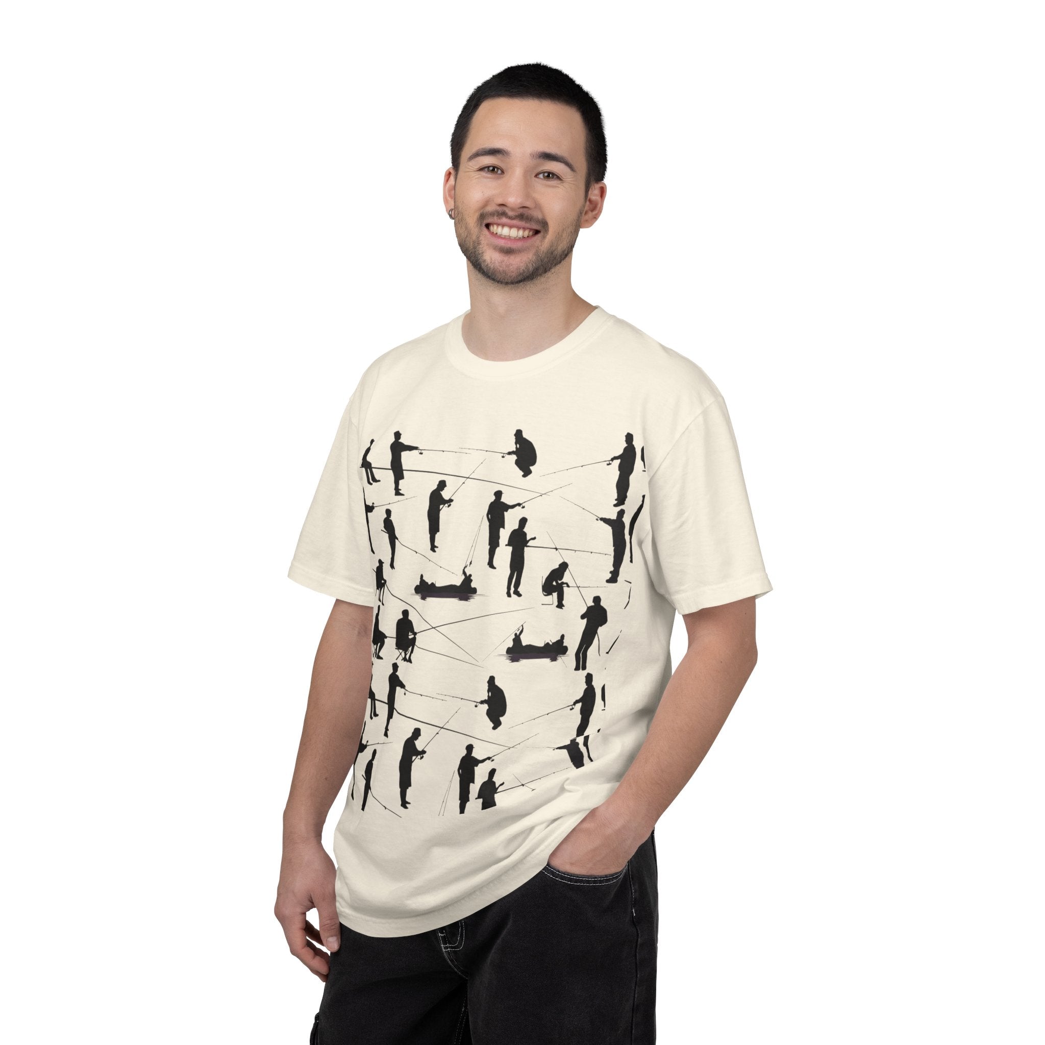 Different Styles of Fishing Garment-Dyed T-Shirt — New Colors