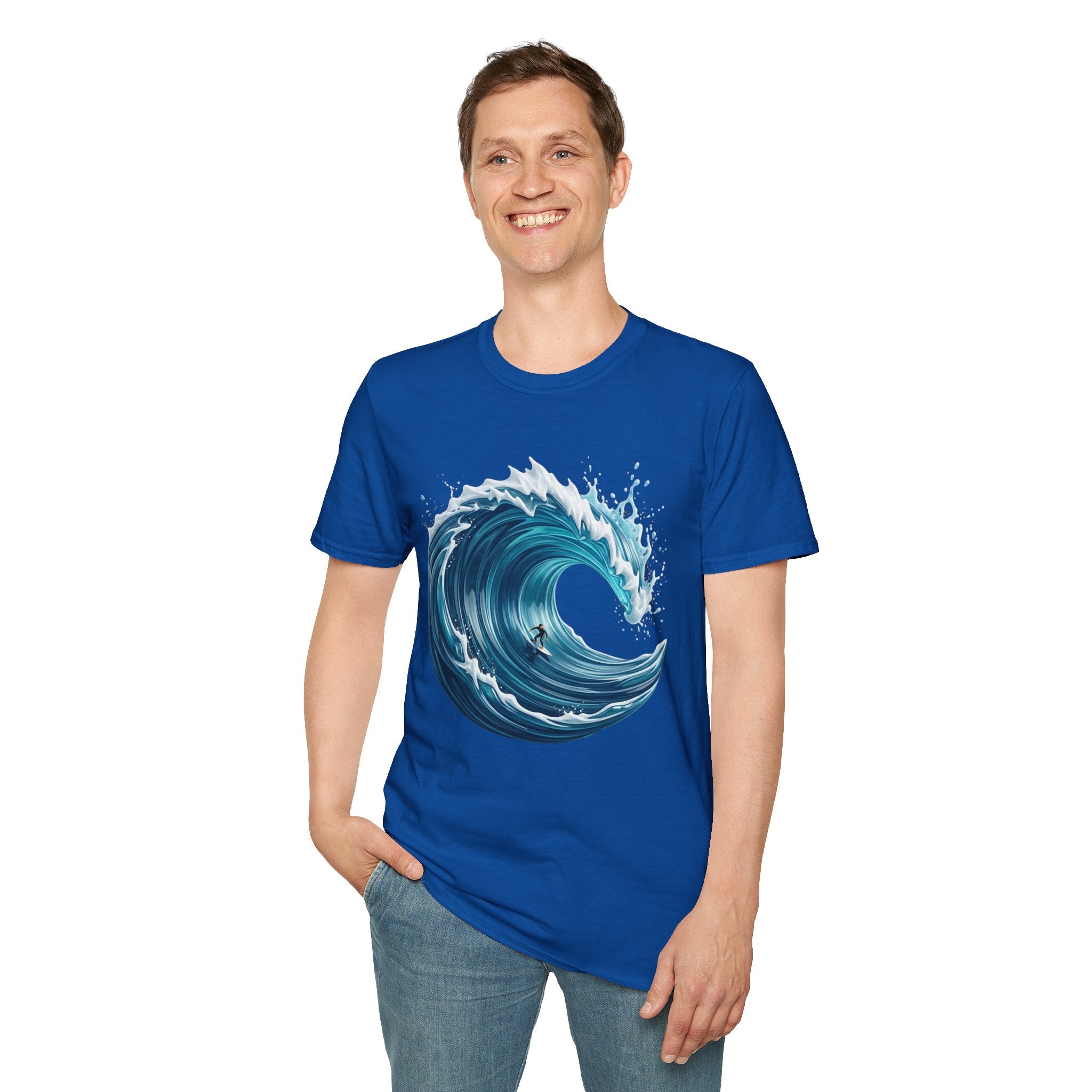 Ocean Wave T-Shirt — Coastal Surf Graphic Tee