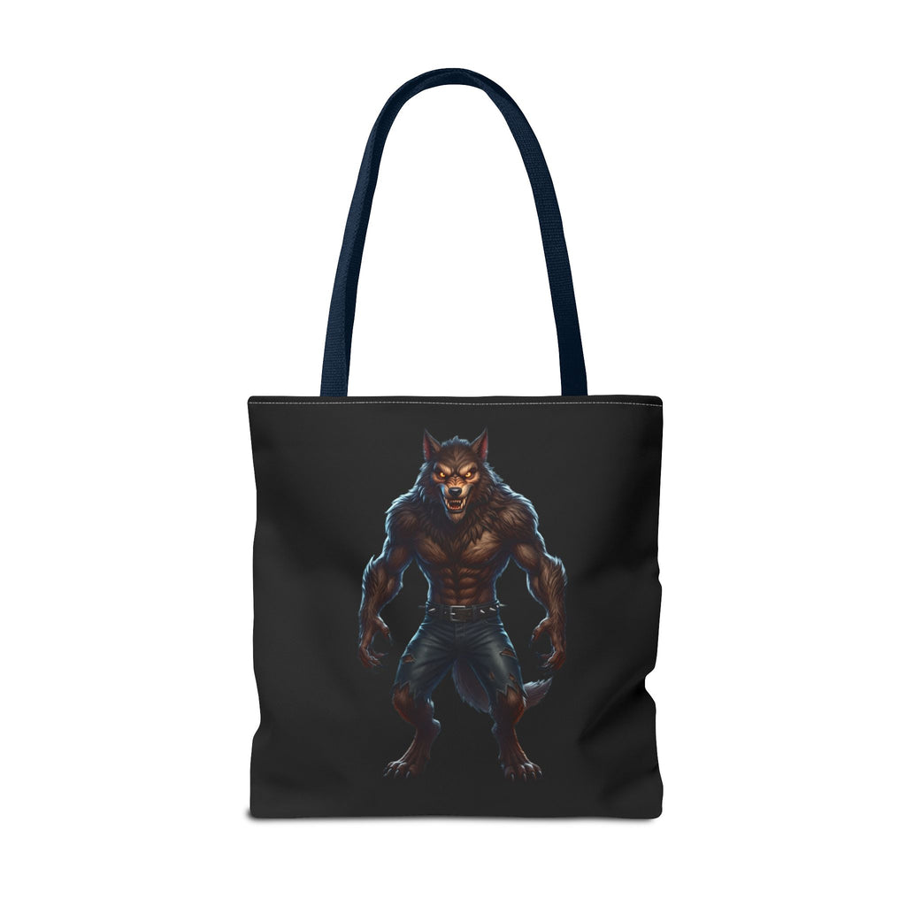 Werewolf Tote Bag — Dark Fantasy Creature Shopper