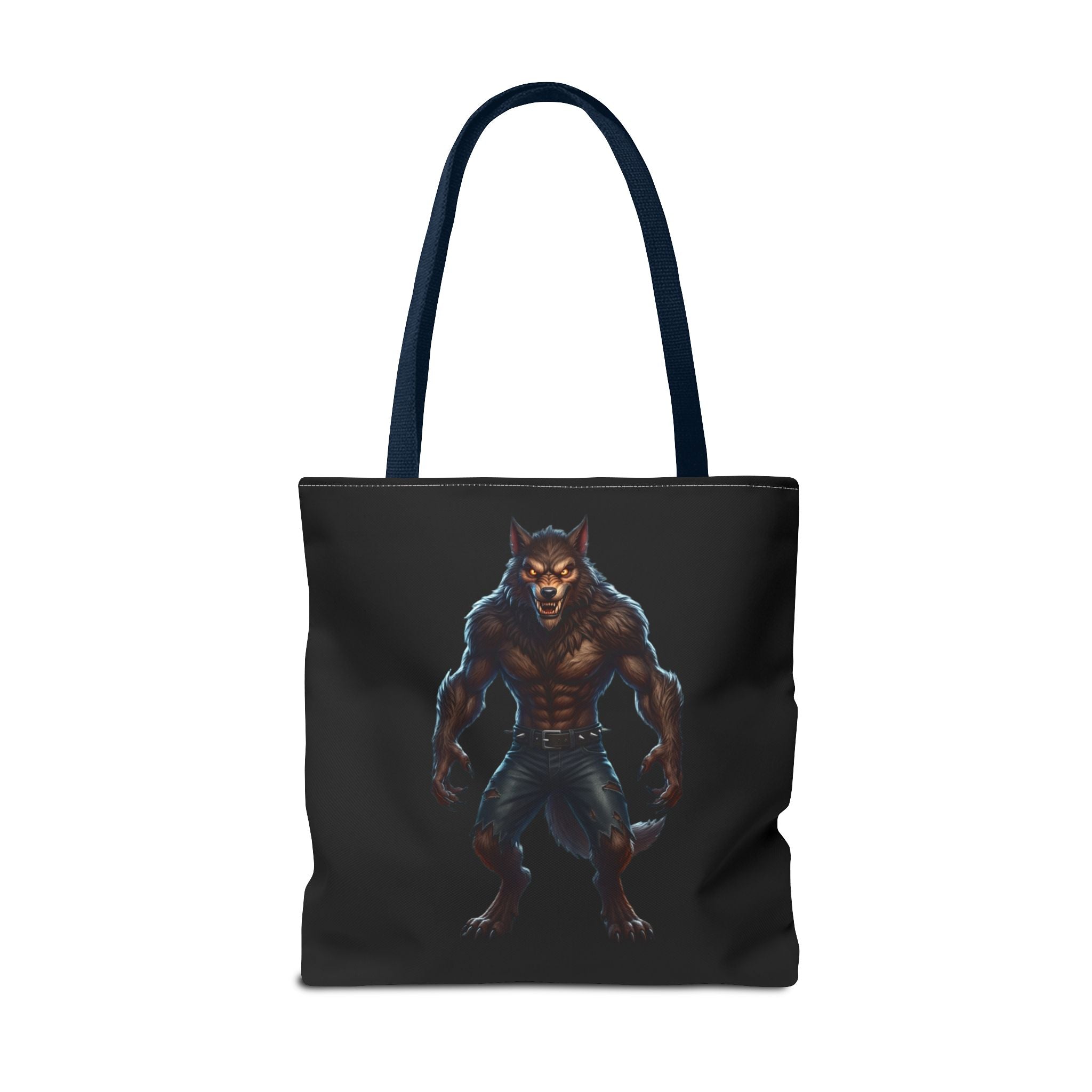 Werewolf Tote Bag — Dark Fantasy Creature Shopper
