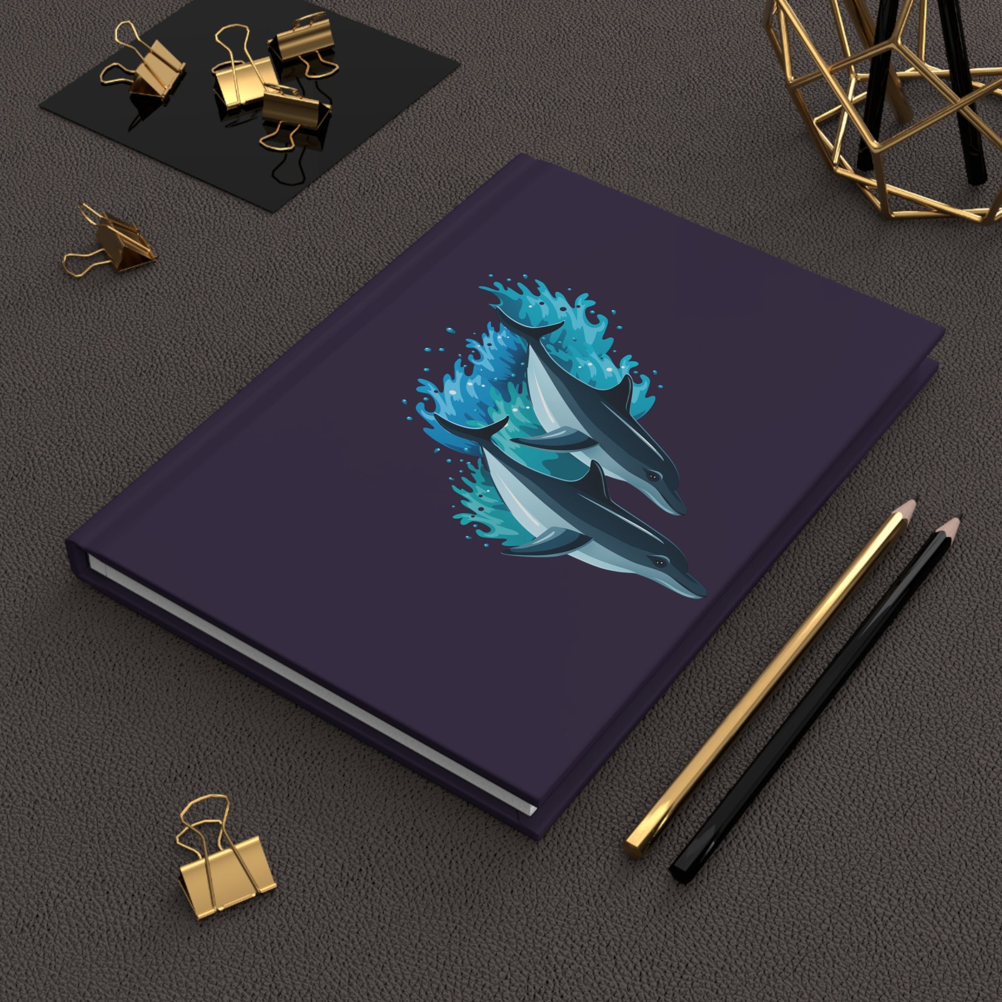 DOLPHINS Hardcover Journal Matte