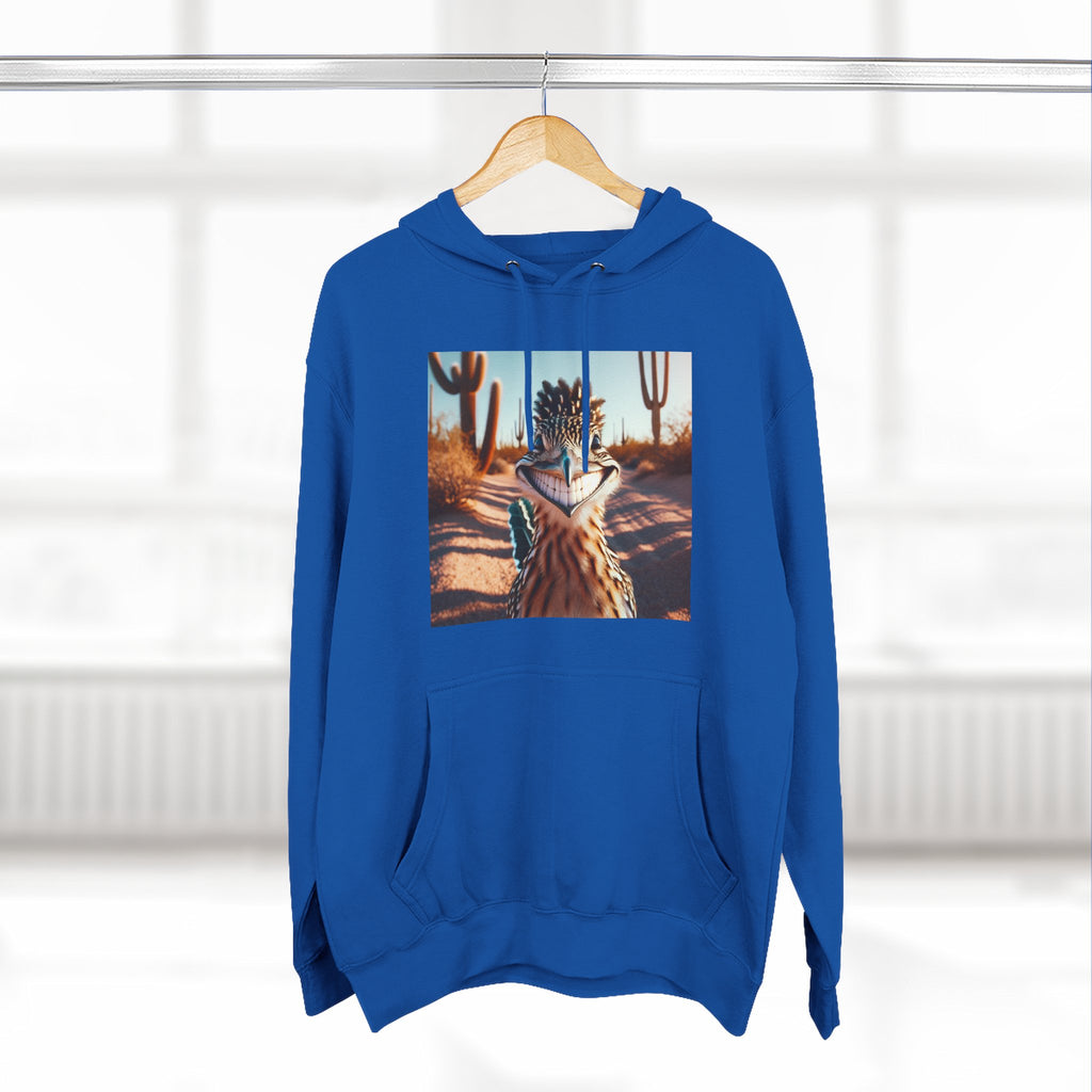 Three-Panel Fleece Hoodie