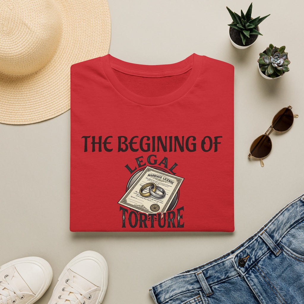 Legal Torture Money Graphic T-Shirt — Funny Lawyer/Legal Humor Tee