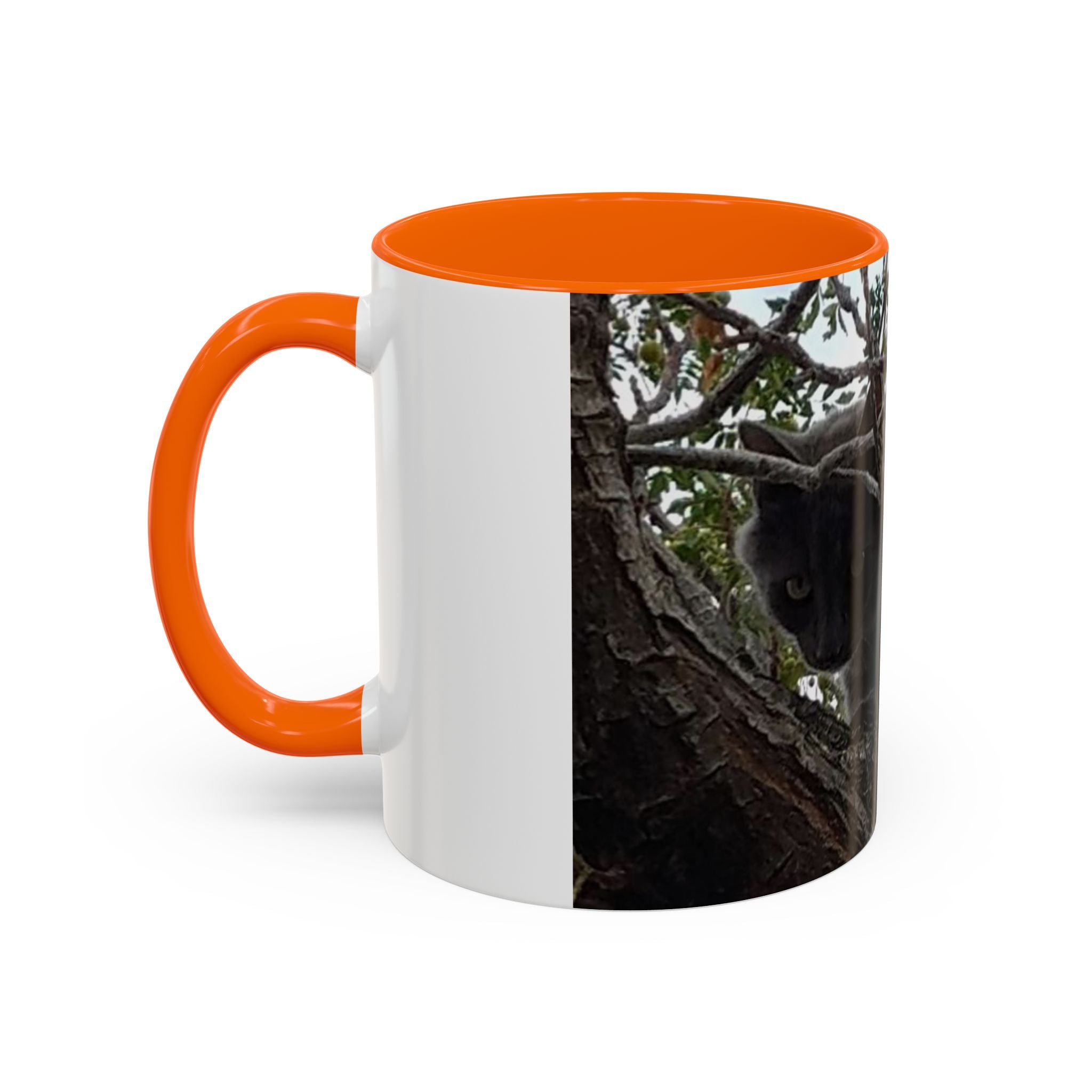 Cat in a Tree Accent Coffee Mug (11oz, 15oz)