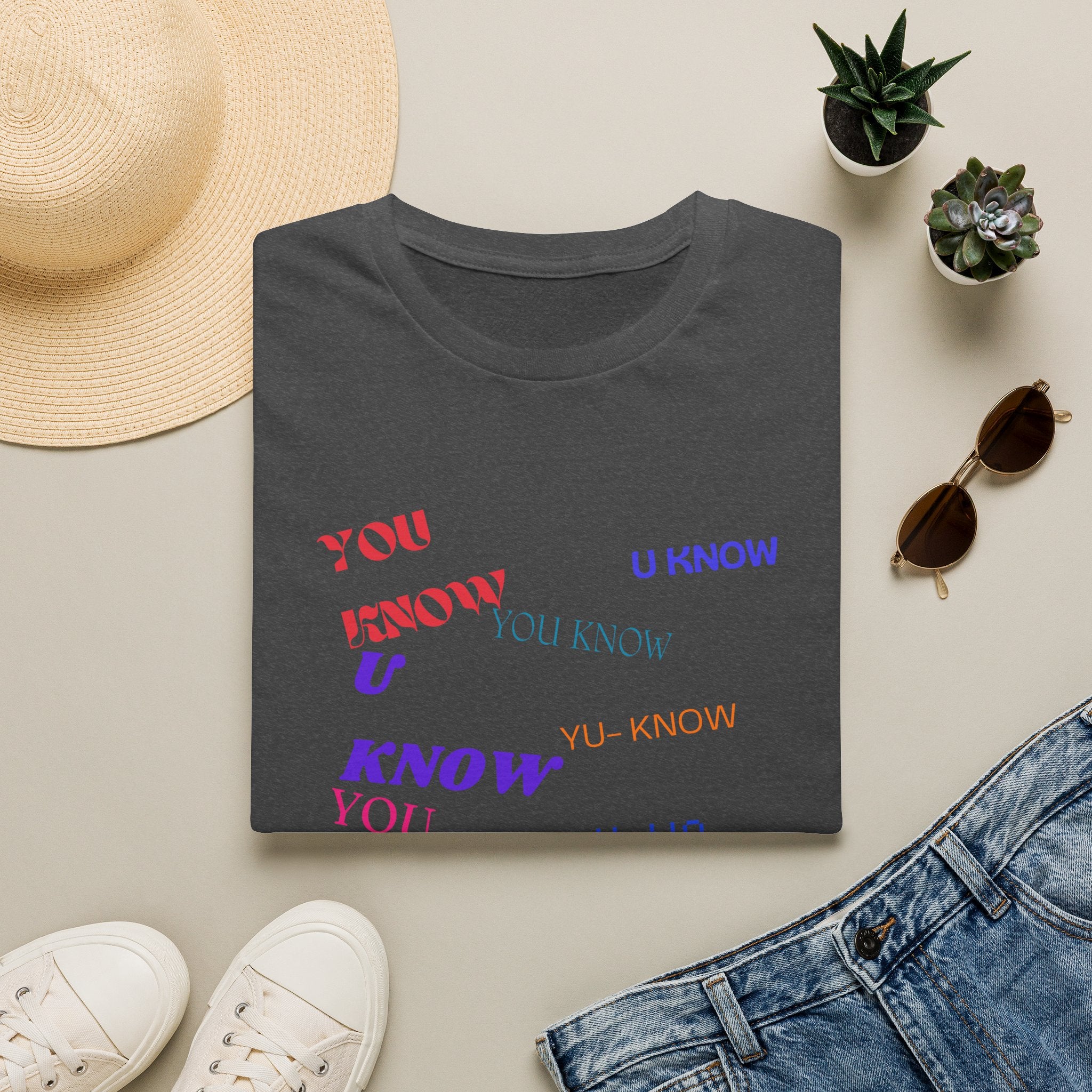 You Know All-Over Text Unisex Softstyle T-Shirt