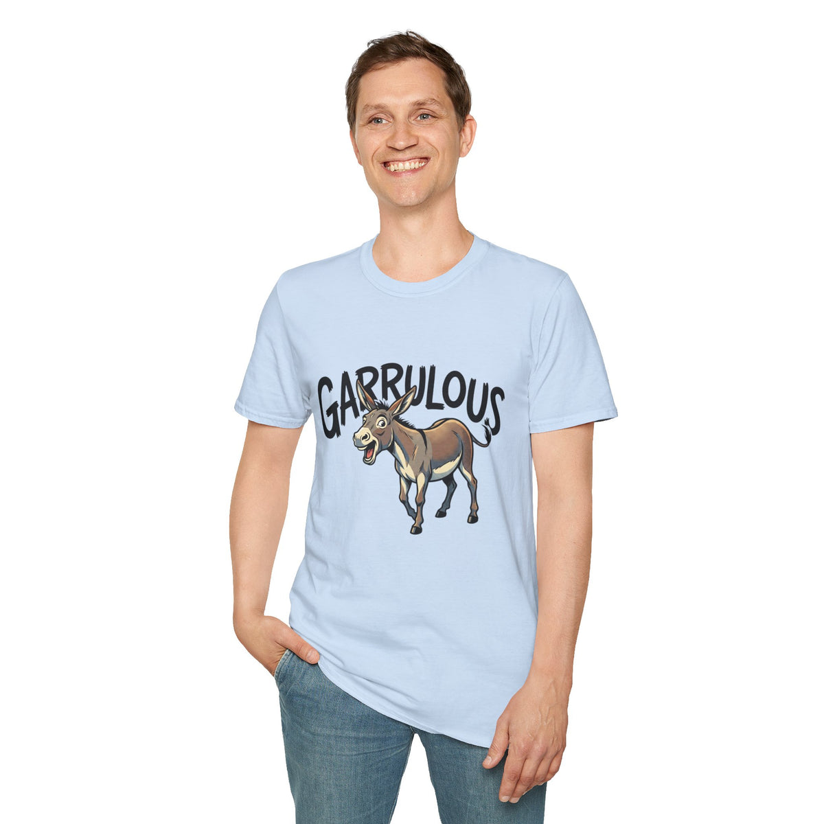 Garrulous Donkey Funny Animal T-Shirt