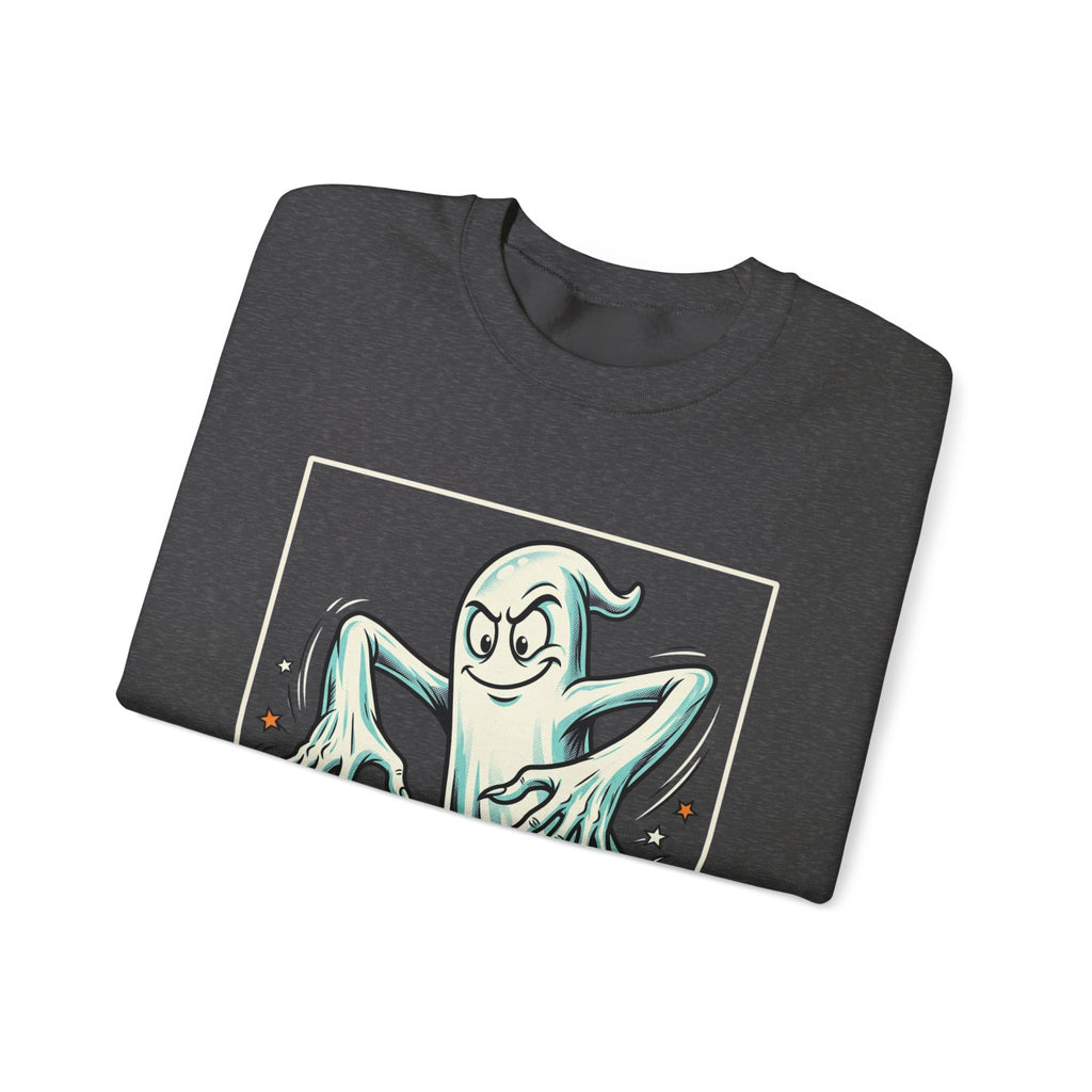 Candy Swipe Ghost Halloween Crewneck Sweatshirt