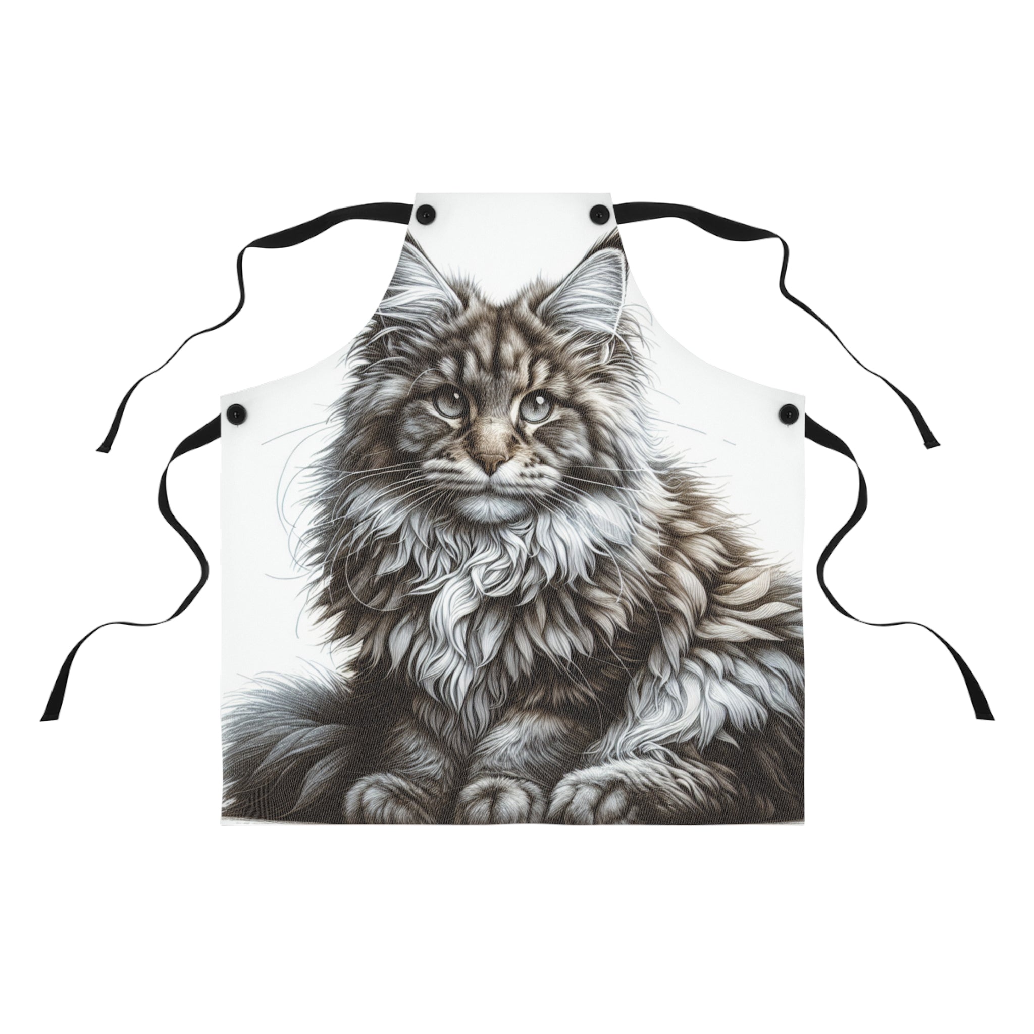 Maine Coon Cat Apron