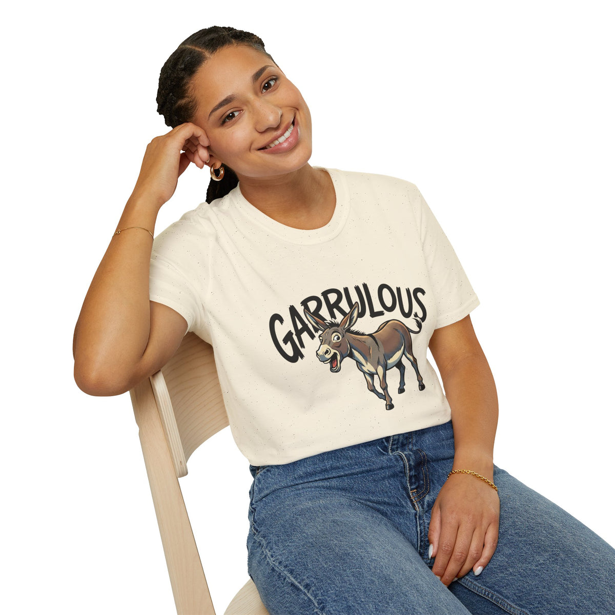 Garrulous Donkey Funny Animal T-Shirt
