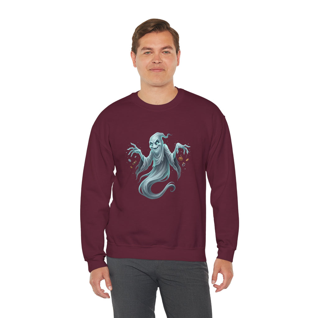 Mischief Ghost Halloween Crewneck Sweatshirt