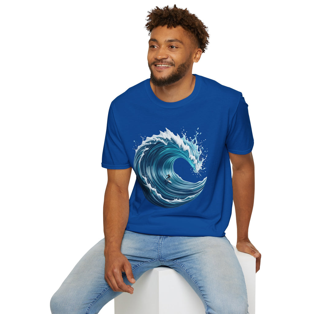 Ocean Wave T-Shirt — Coastal Surf Graphic Tee