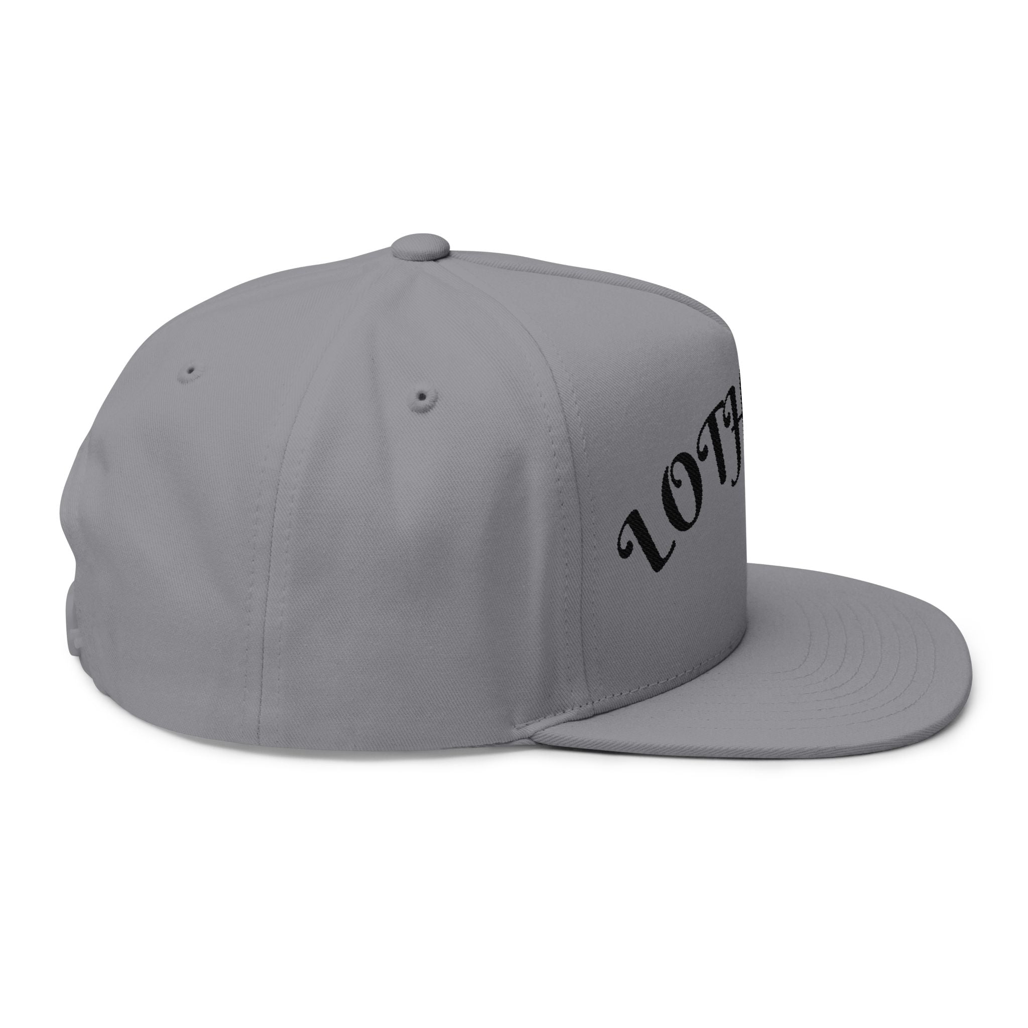 Flat Bill Cap (Embroidery)