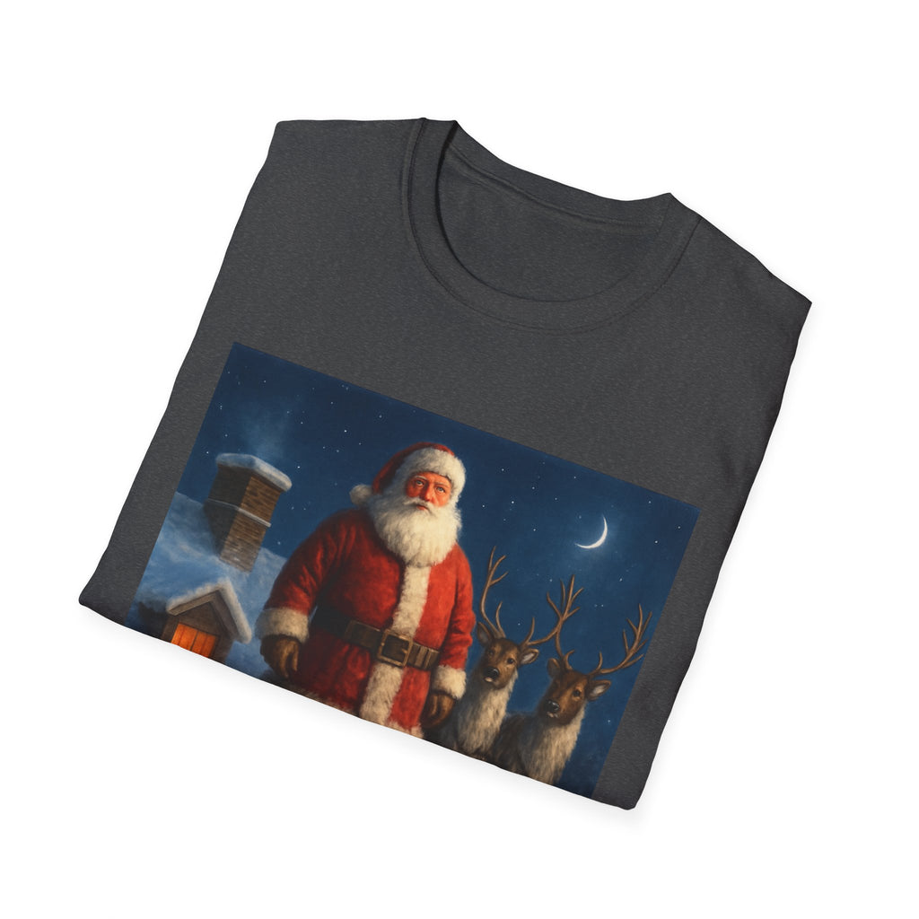 Santa Claus Night Scene T-Shirt