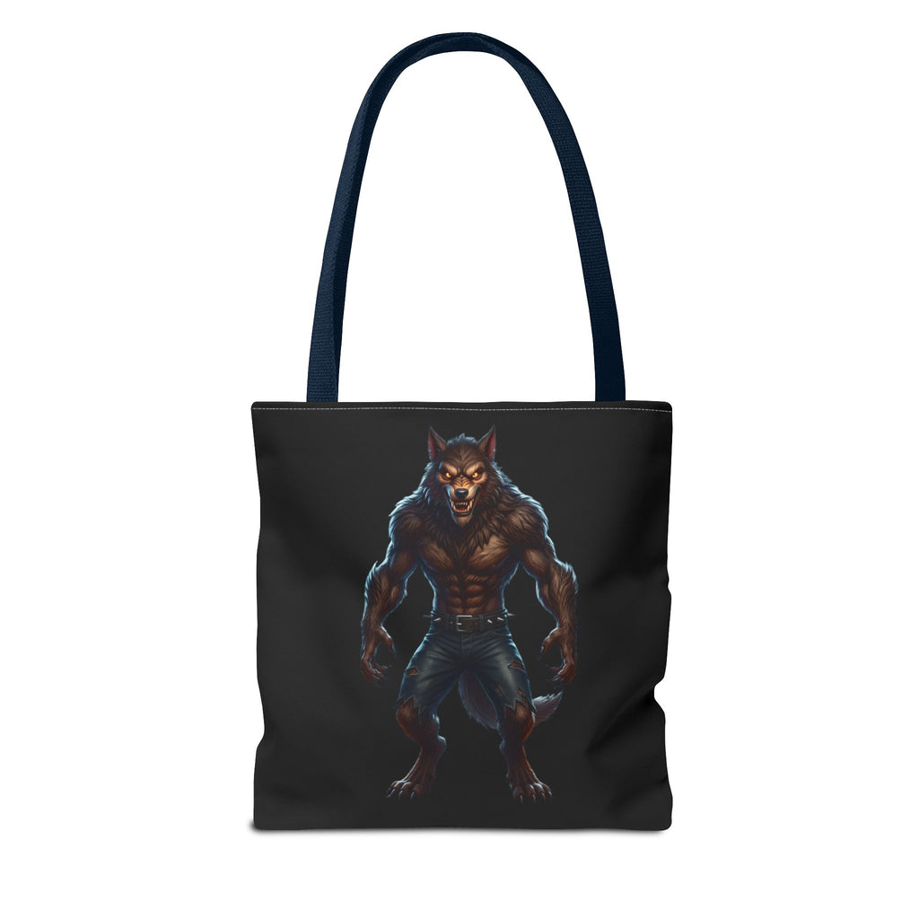 Werewolf Tote Bag — Dark Fantasy Creature Shopper