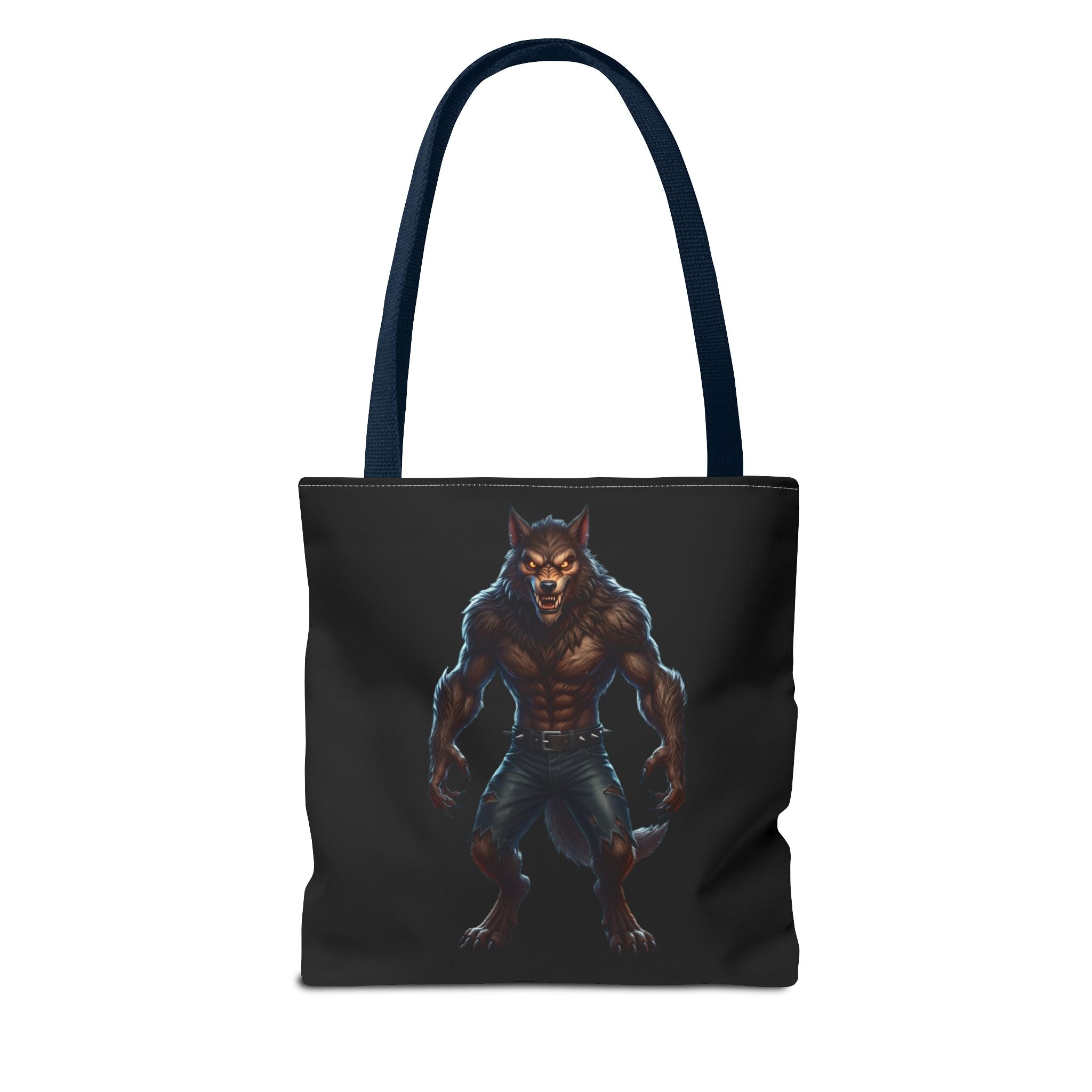Werewolf Tote Bag — Dark Fantasy Creature Shopper