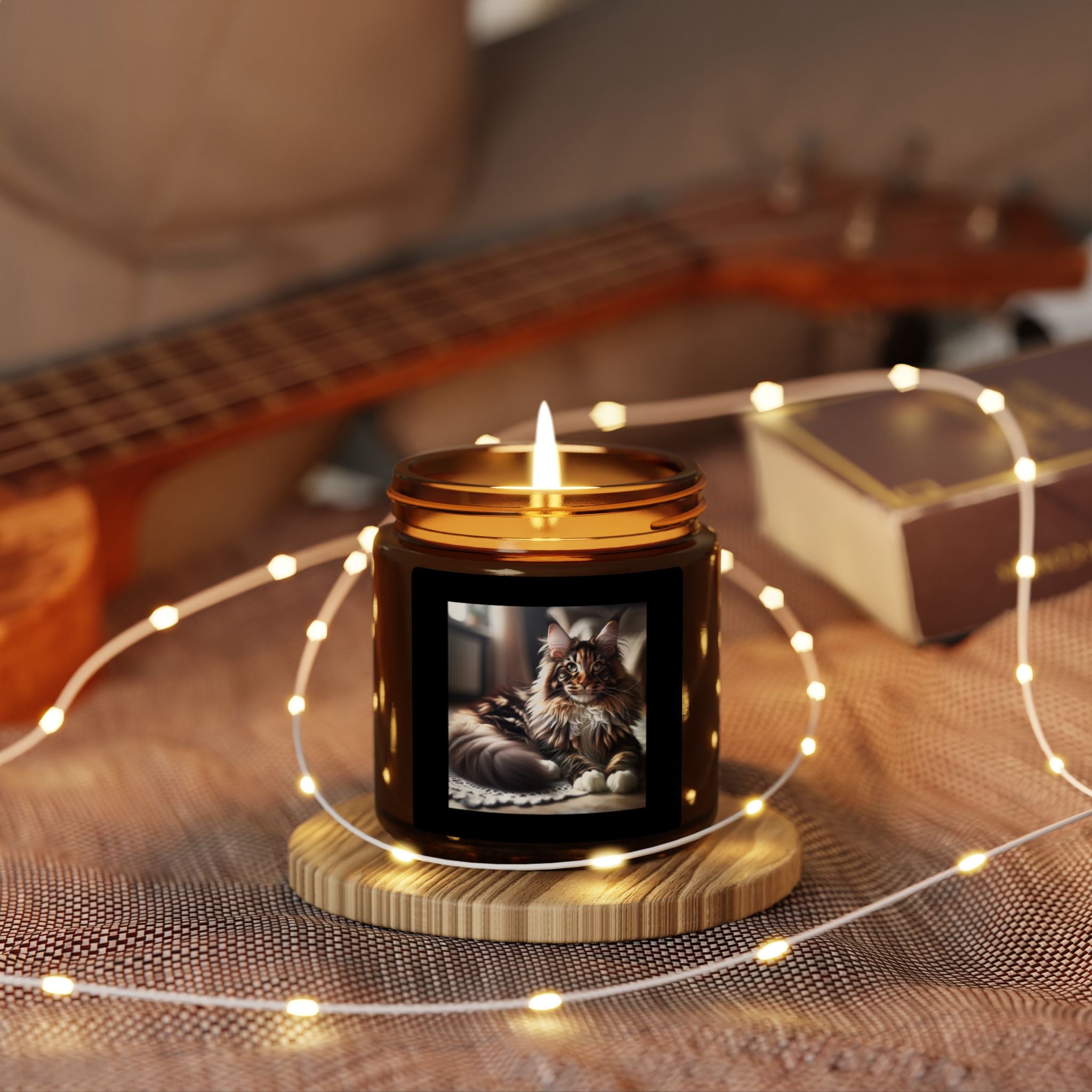 Maine Coon Cat Scented Candle (9oz)