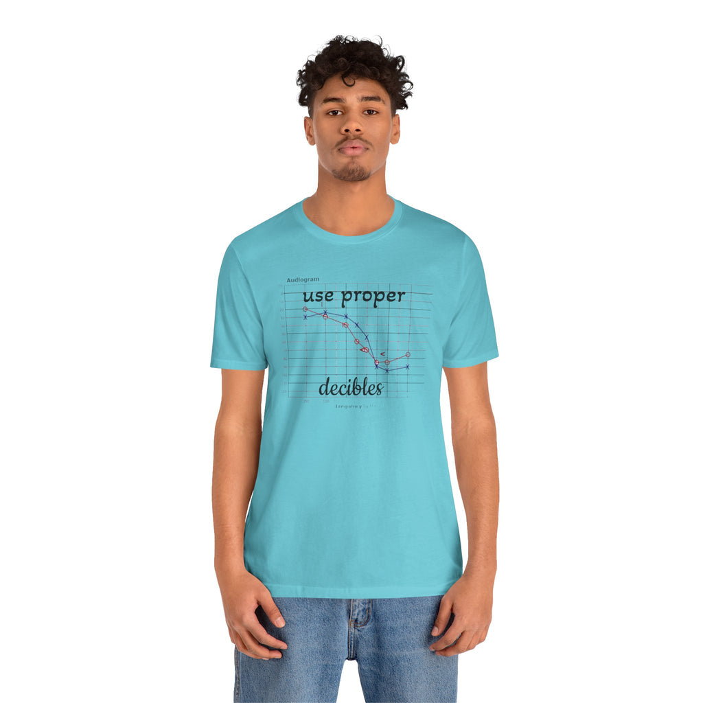 DECIBEL METER Jersey Short Sleeve Tee