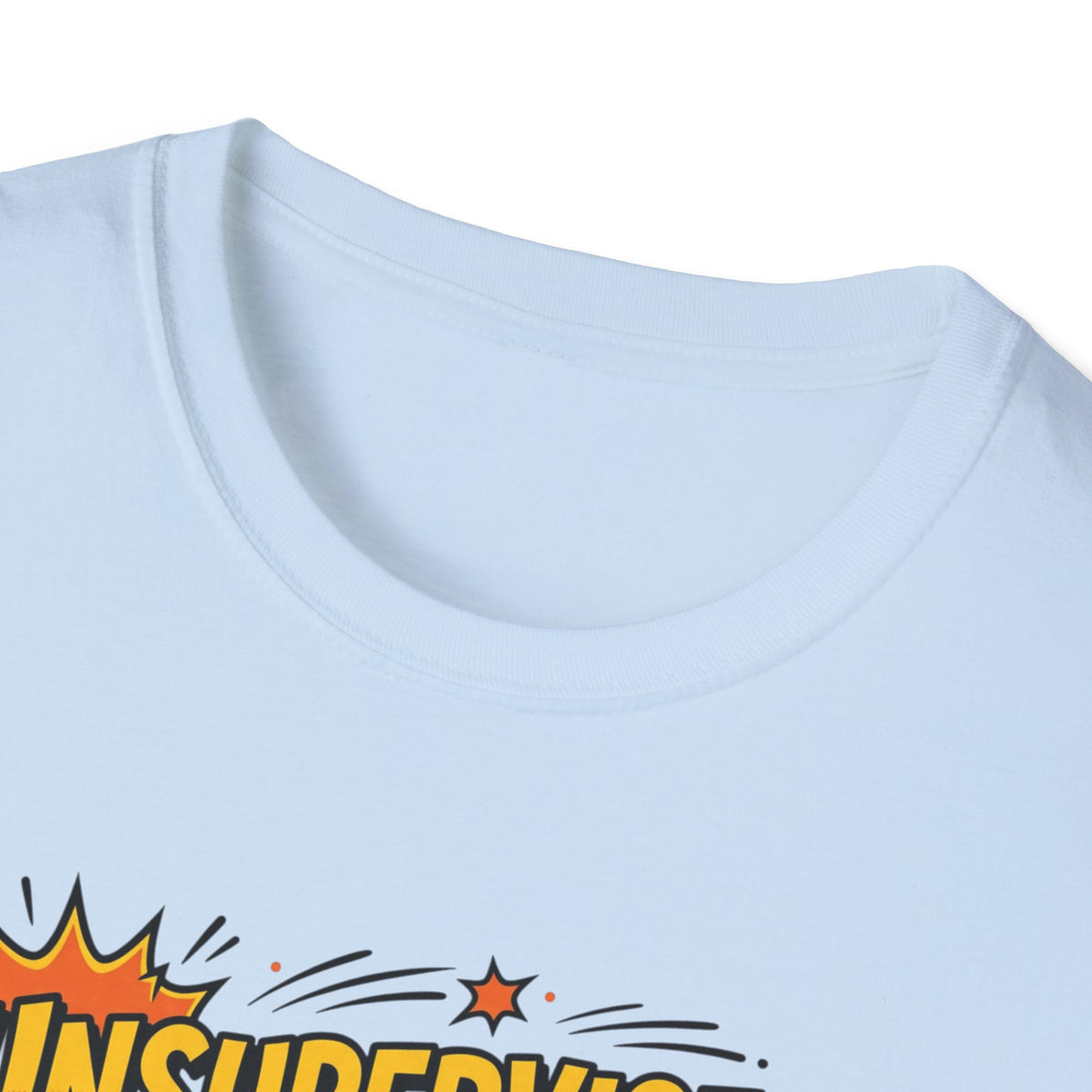 T-Shirt — "Unsupervised Thoughts in Progress" Retro Comic Graphic