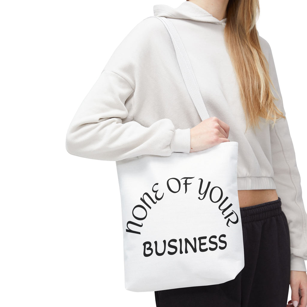 None of your Business (rat on the backside)Tote Bag (AOP)