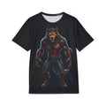 Werewolf Graphic Jersey — Men’s Athletic Tee with Fierce Wolf Art