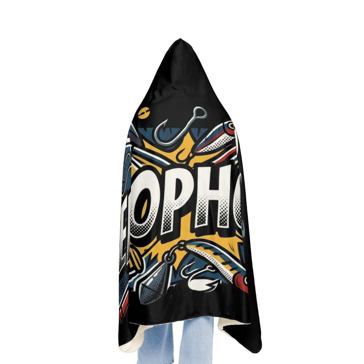 Ergophobia Hooded Blanket — Funny Anxiety Awareness Snuggle Throw