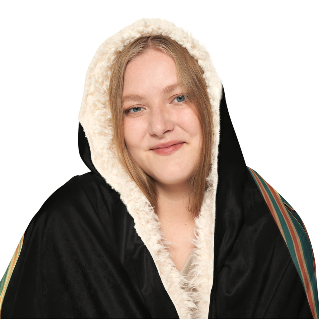 Hooded Snuggle Blanket — Relaxing Chicken on Beach Lounge Design
