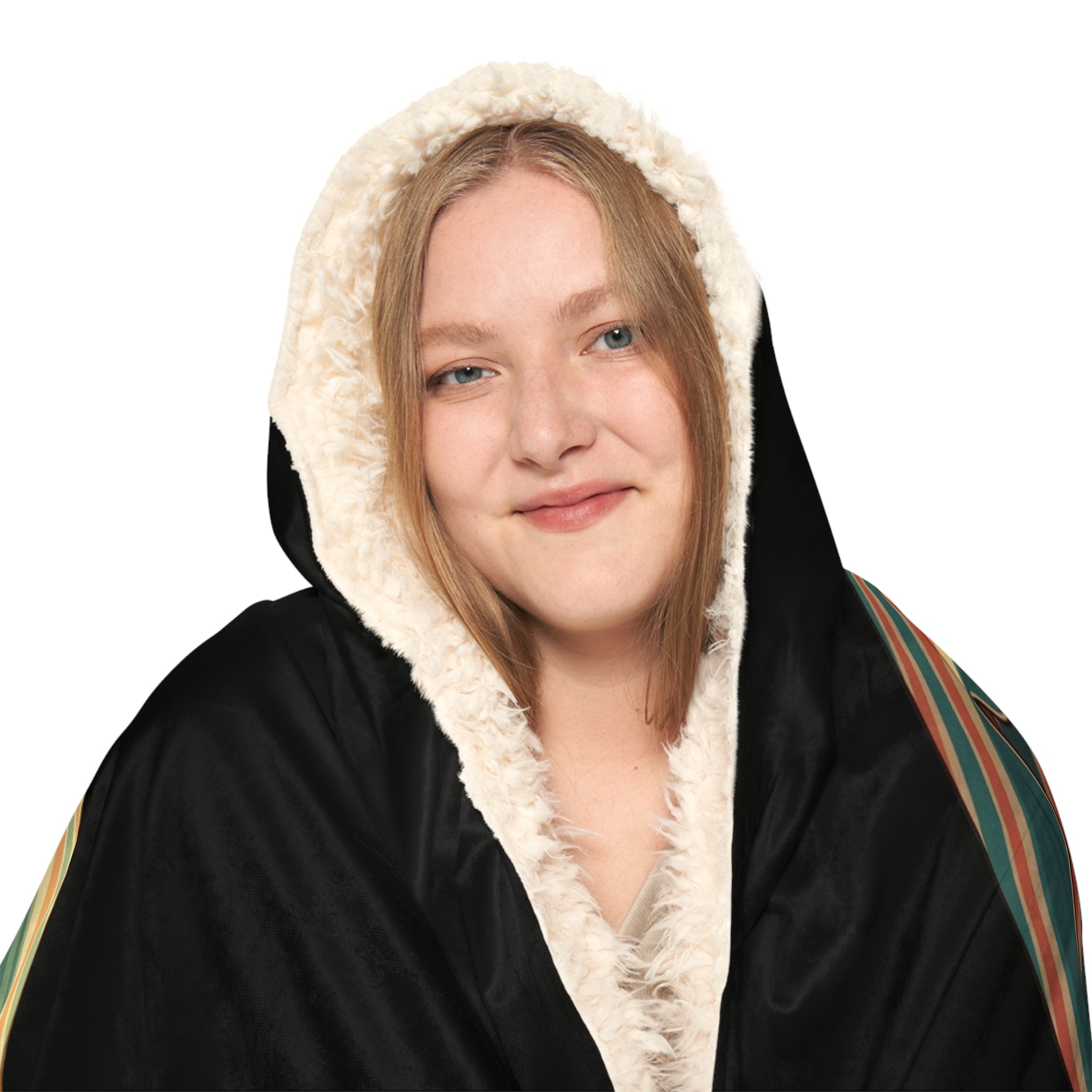 Hooded Snuggle Blanket — Relaxing Chicken on Beach Lounge Design