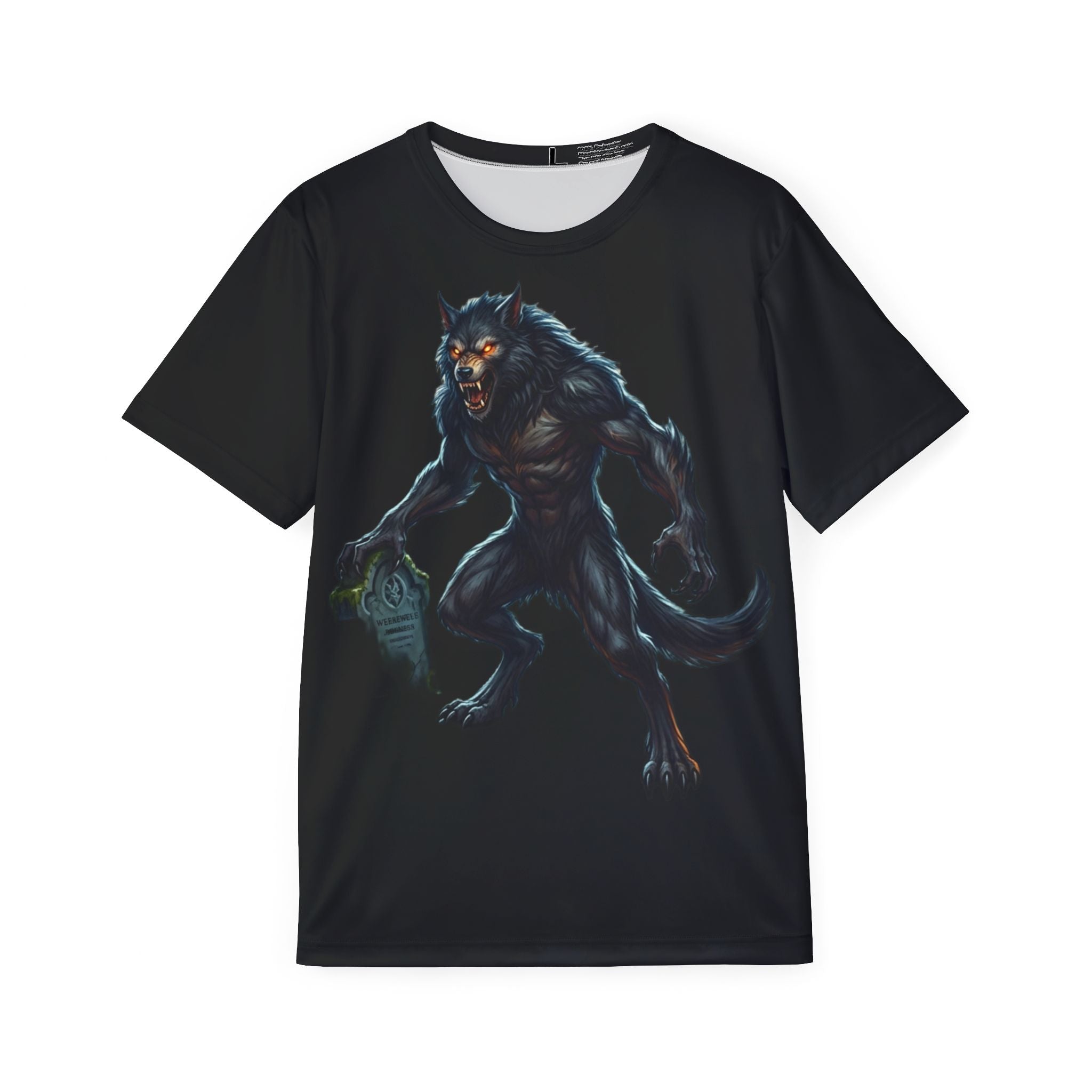 Werewolf Graphic Jersey — Men’s Dark Fantasy Sports Tee