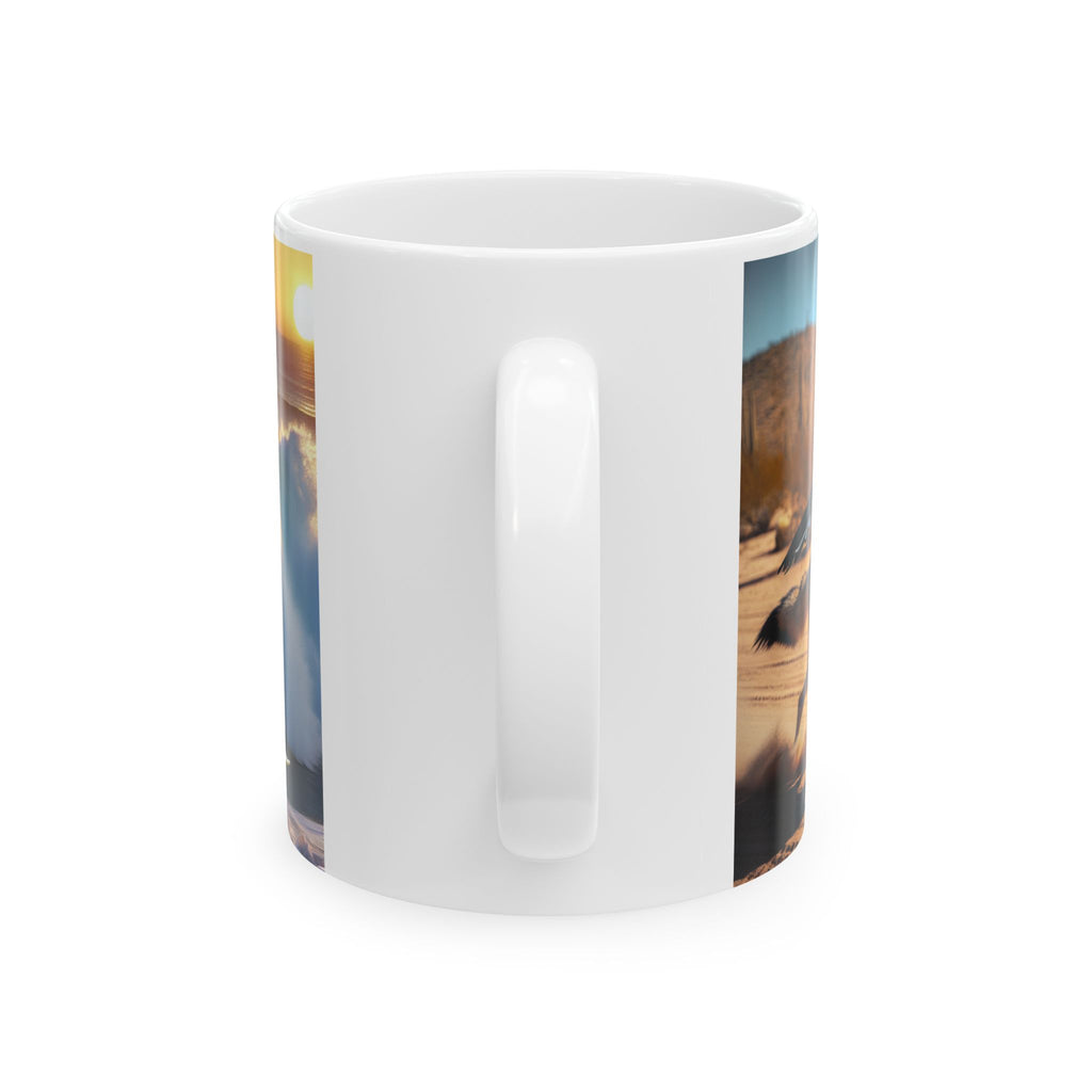 Roadrunner and Coyote Coffee Mug (11oz, 15oz)