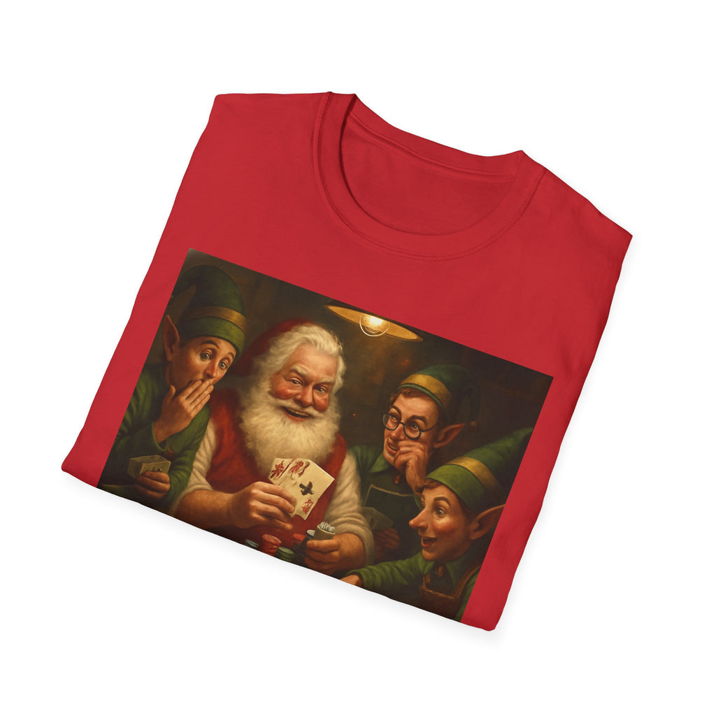 Santa Poker Night Christmas T-Shirt