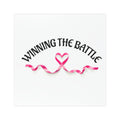 WINNING THE BATTLE car magnet