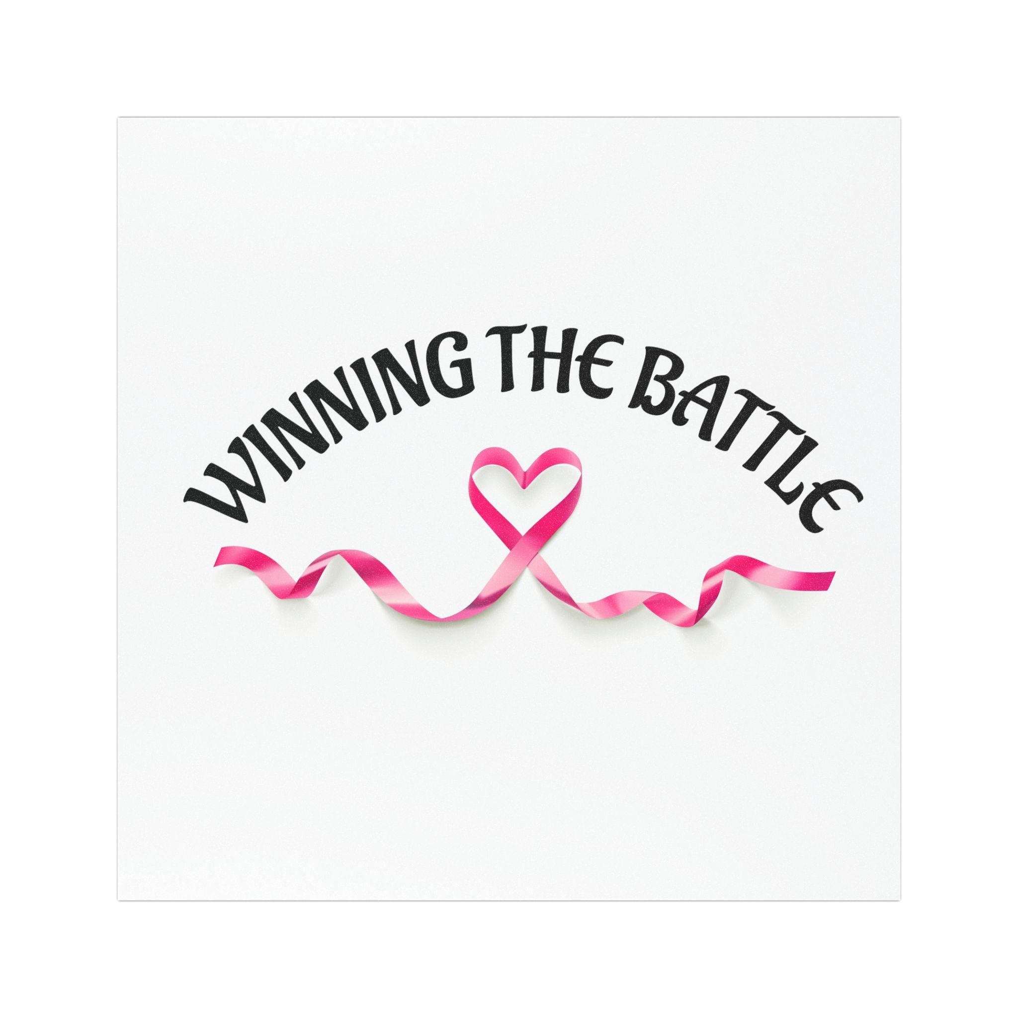 WINNING THE BATTLE car magnet