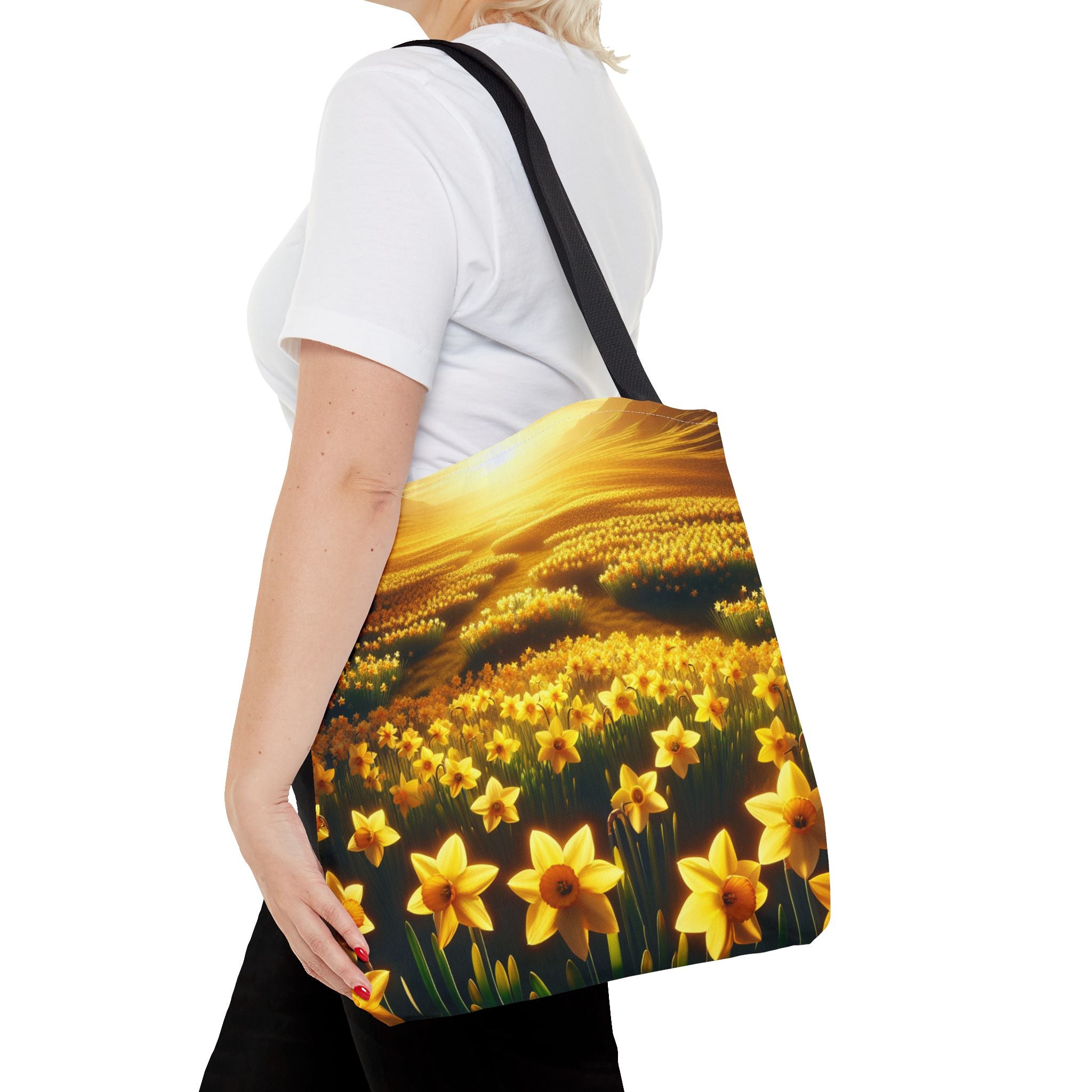 Sea of Daffodils Tote Bag (AOP)