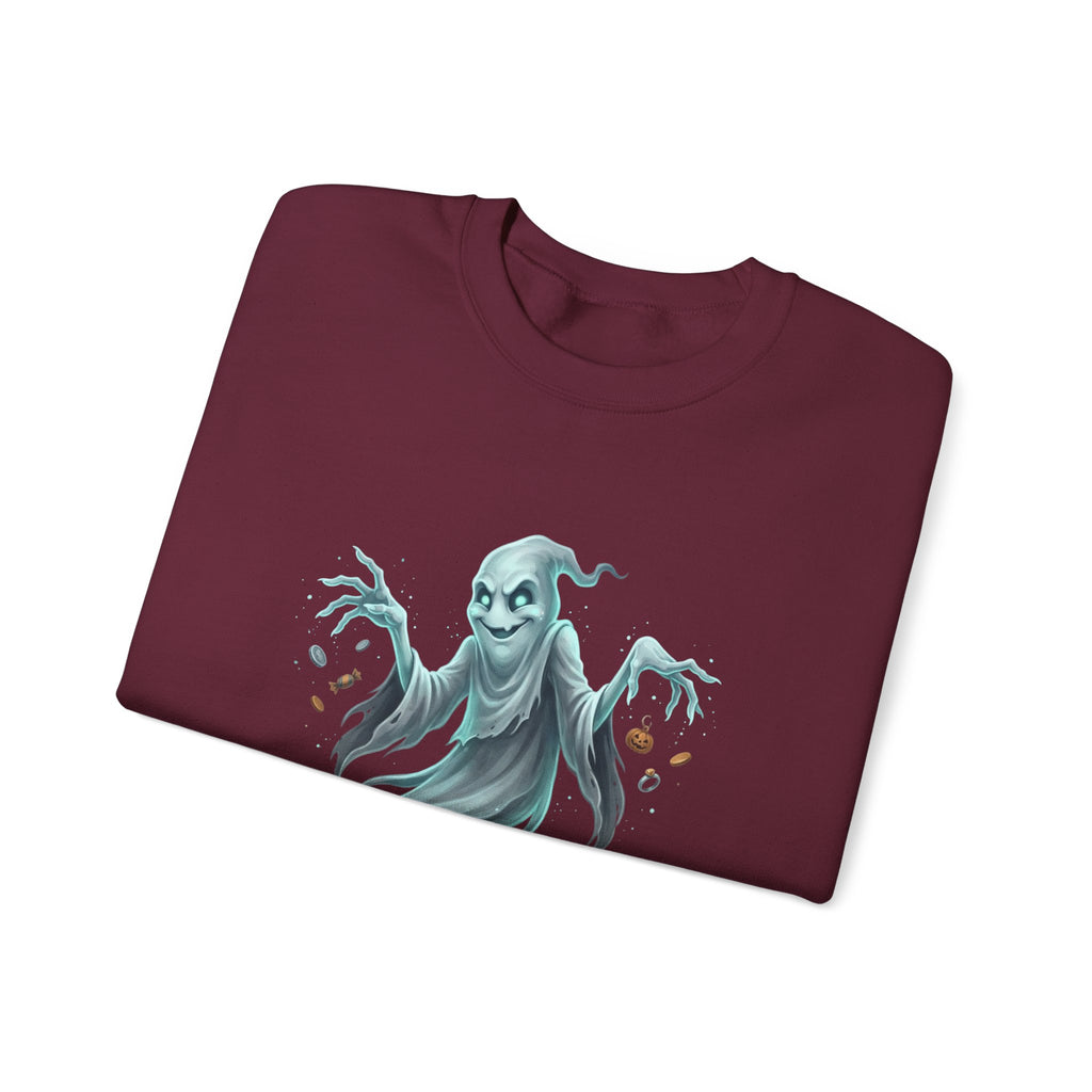 Mischief Ghost Halloween Crewneck Sweatshirt