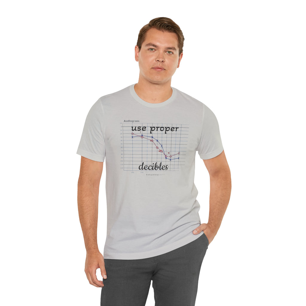 DECIBEL METER Jersey Short Sleeve Tee