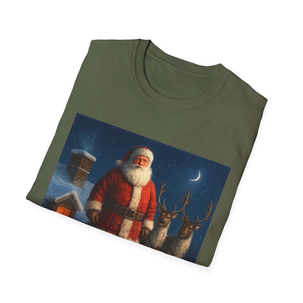 Santa Claus Night Scene T-Shirt