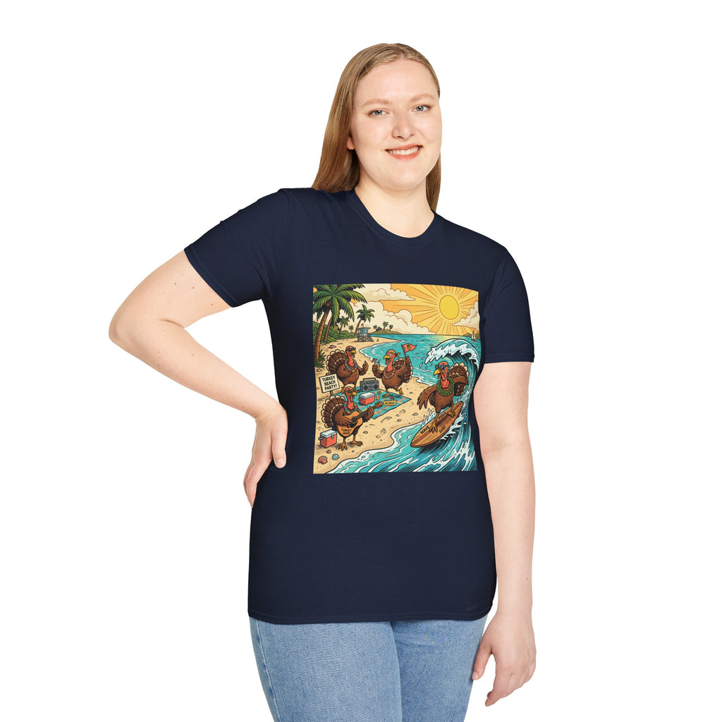Surfing Turkey Beach Party T-Shirt