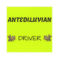 Antediluvian Driver Funny Slow & Steady Car Magnet – Yellow with Design
