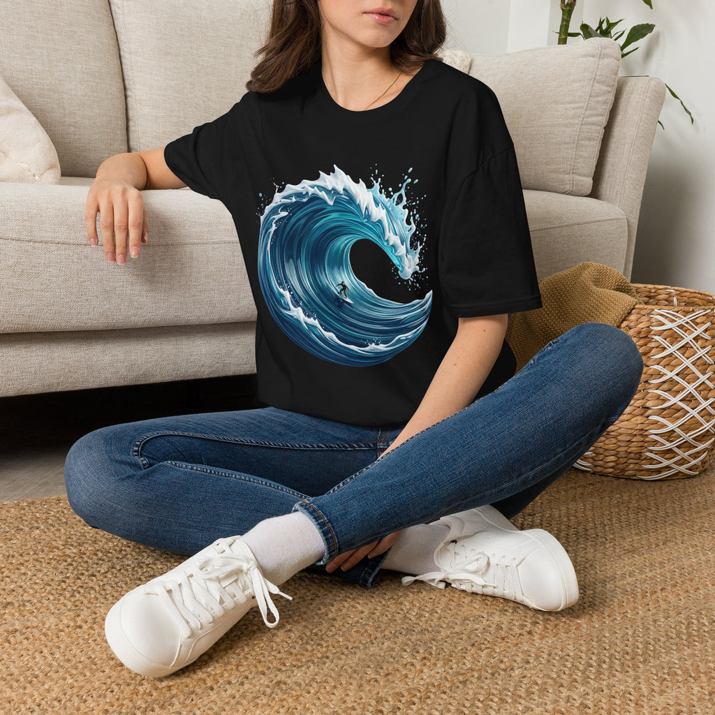 Ocean Wave T-Shirt — Coastal Surf Graphic Tee