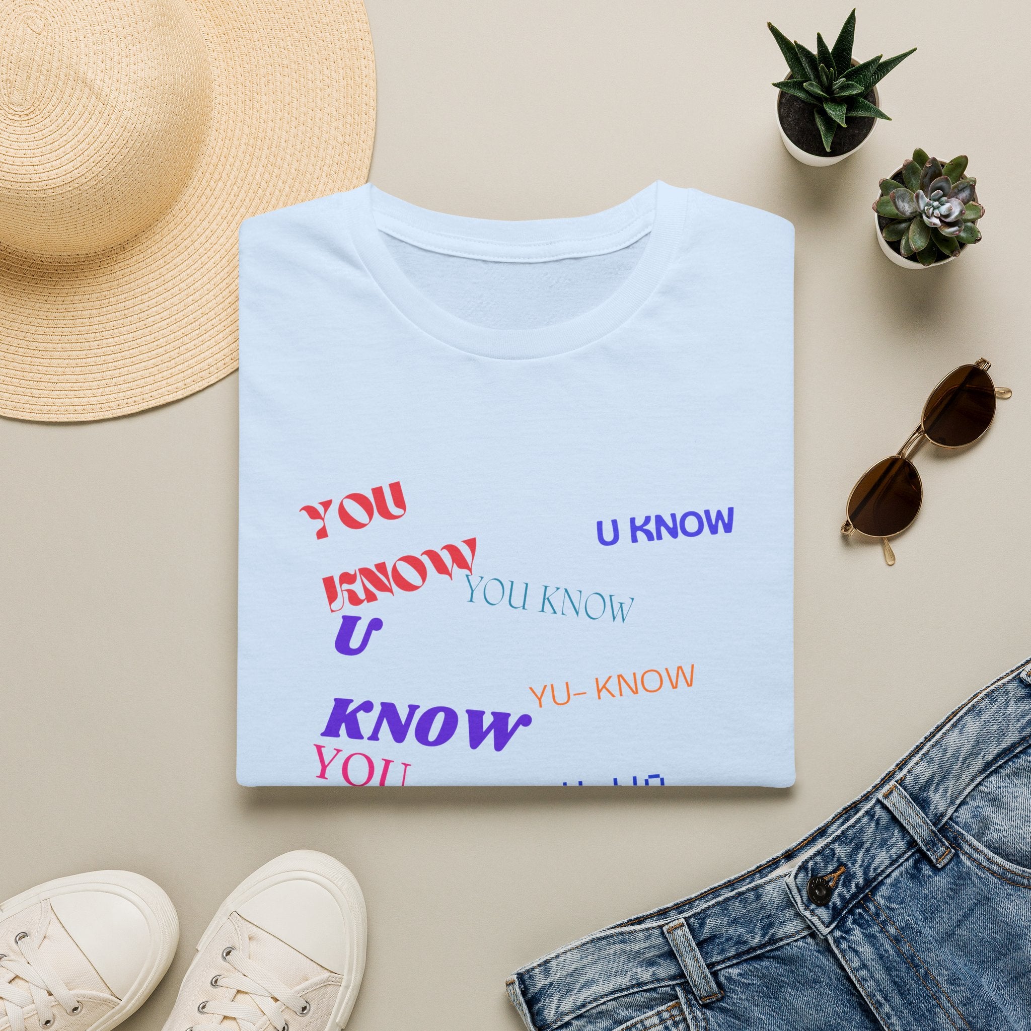 You Know All-Over Text Unisex Softstyle T-Shirt
