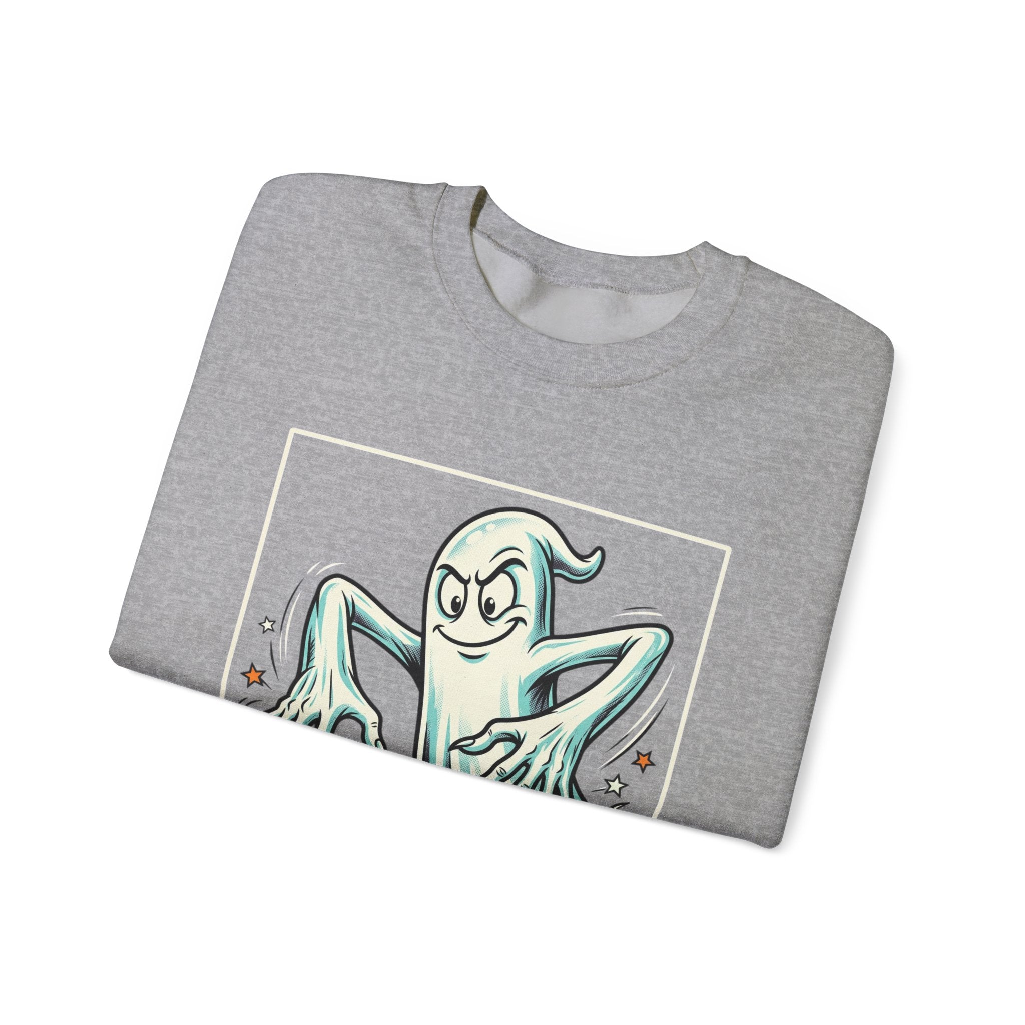 Candy Swipe Ghost Halloween Crewneck Sweatshirt