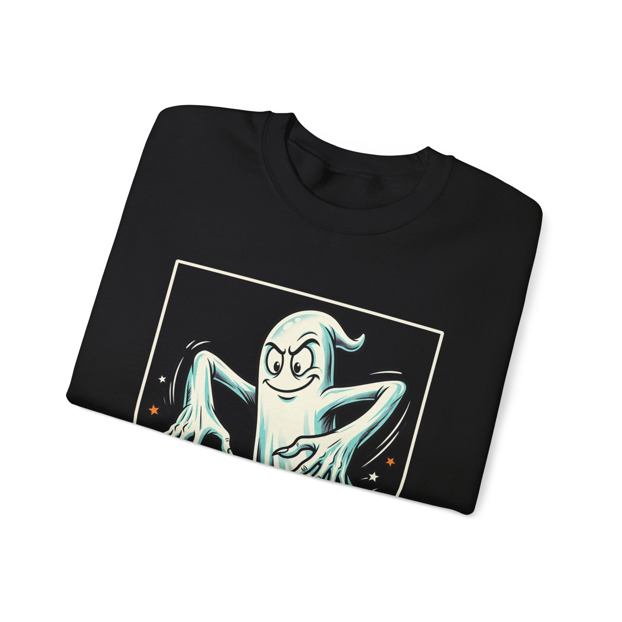 Candy Swipe Ghost Halloween Crewneck Sweatshirt