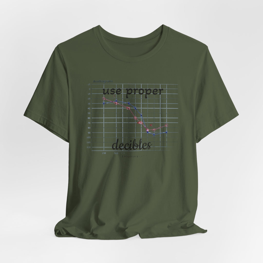 DECIBEL METER Jersey Short Sleeve Tee